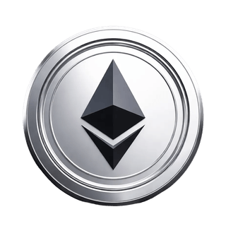 Élément visuel flottant dédié à la cryptomonnaie Ethereum ETH