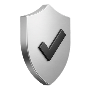 Symbole de validation en 3D affiché sur la page de fonctionnement de Serein Rendévoire